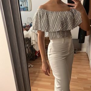 Reformation XS off shoulder top